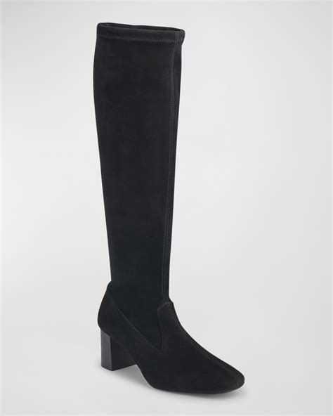 LK Bennett Davina Suede Knee Boots 